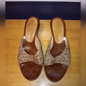 Bottega Veneta Calf Hair Heels Size 5 1/2